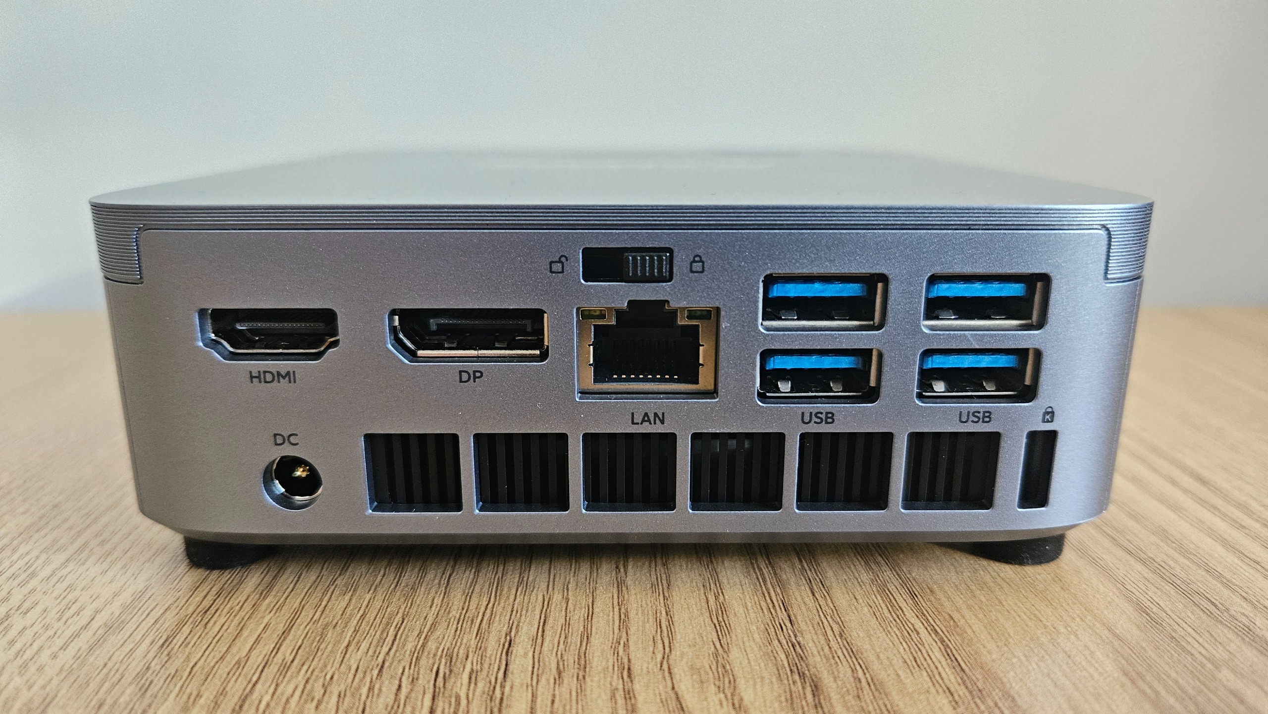 The Acemagic Kron Mini K5 PC on a desk