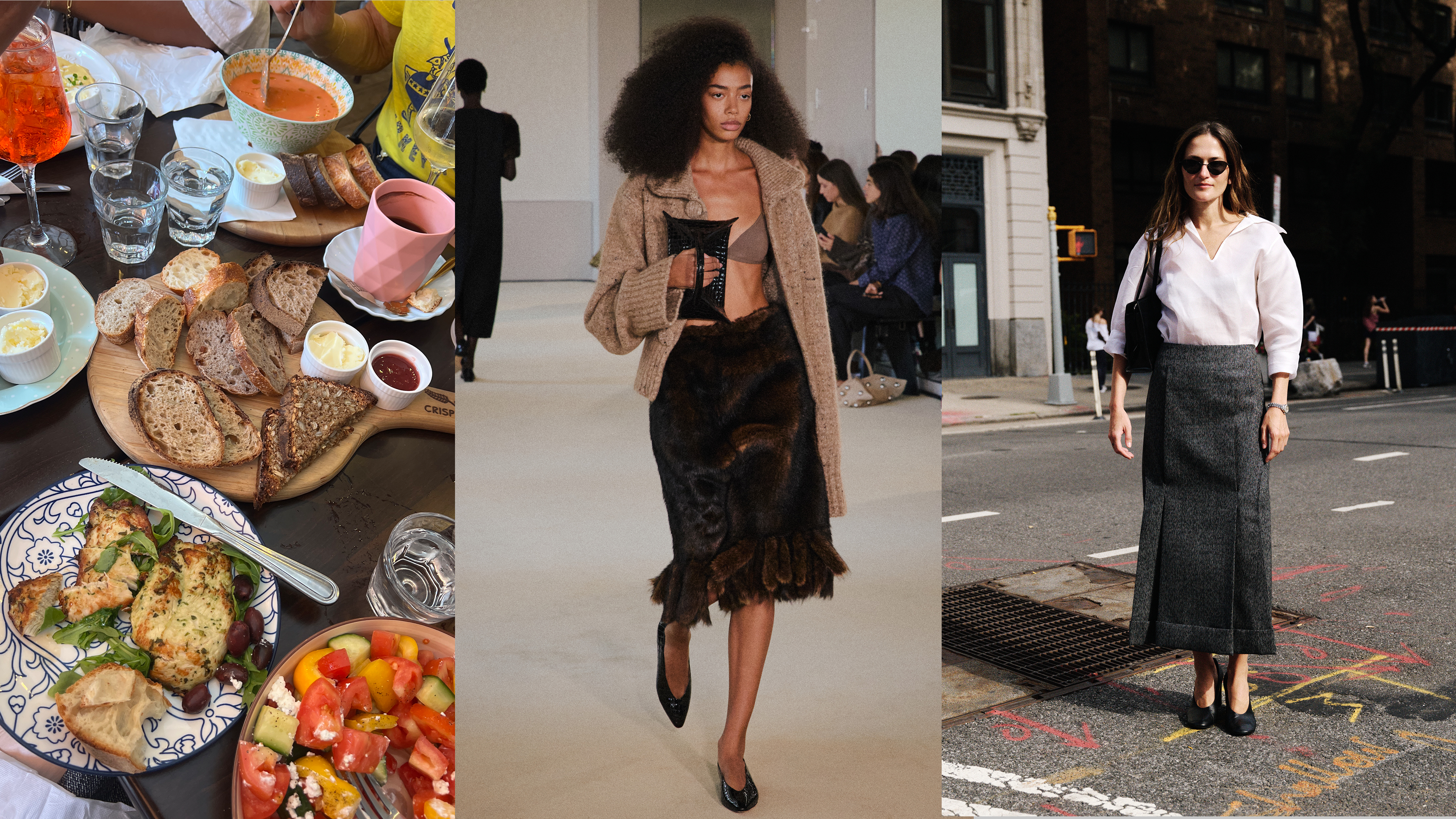 Who What Wear editors during NYFW