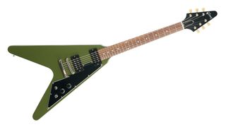 Zzounds is offering a Gibson Flying V Tribute in Worn Olive Drab