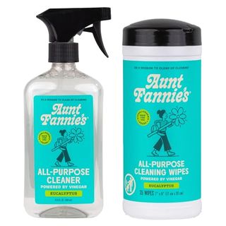 Aunt Fannie's Bundle: All Purpose Vinegar Cleaning Spray (eucalyptus) + Vinegar Cleaning Wipes (eucalyptus)