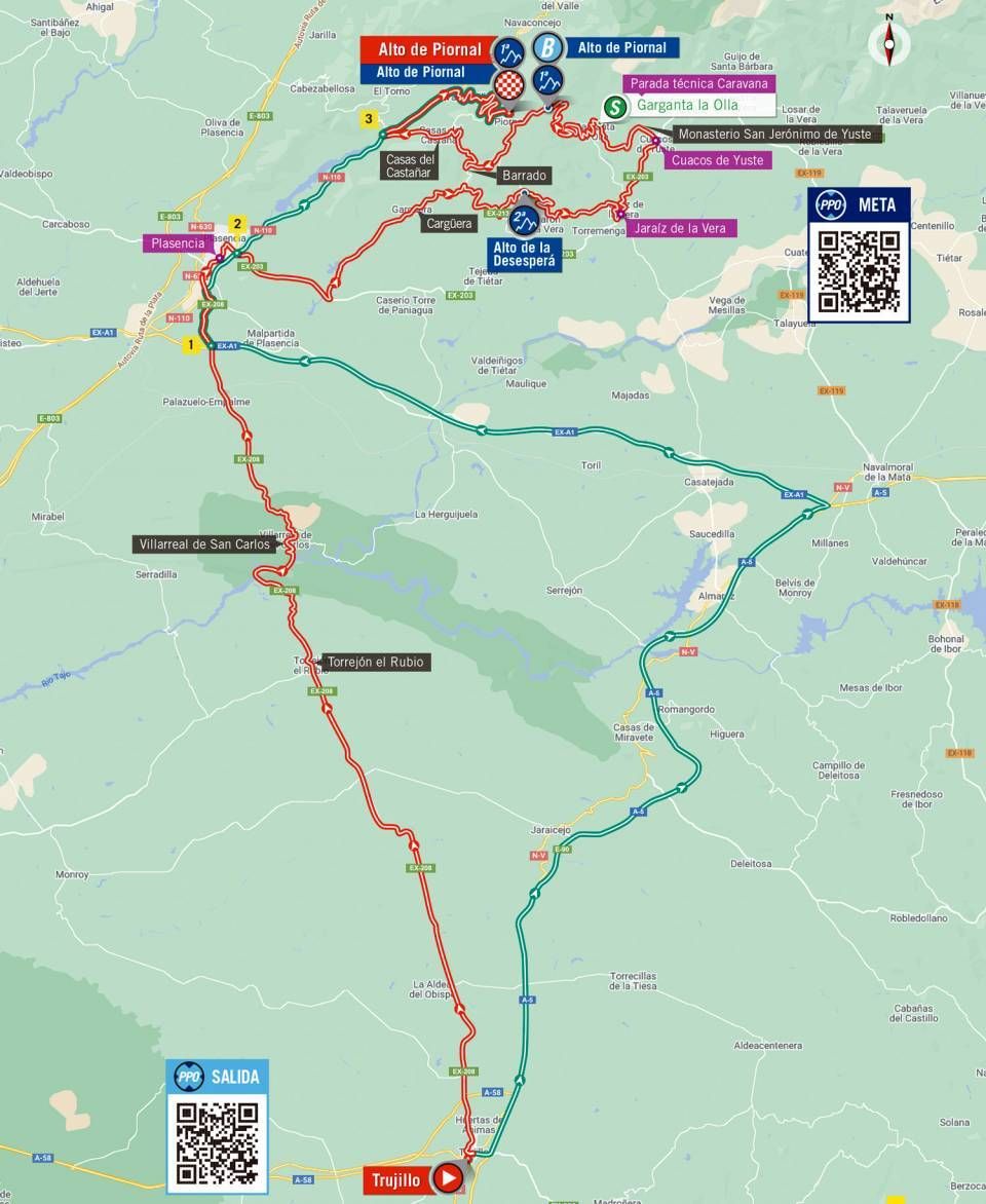 Maps and profiles of the 2022 Vuelta a Espana stages