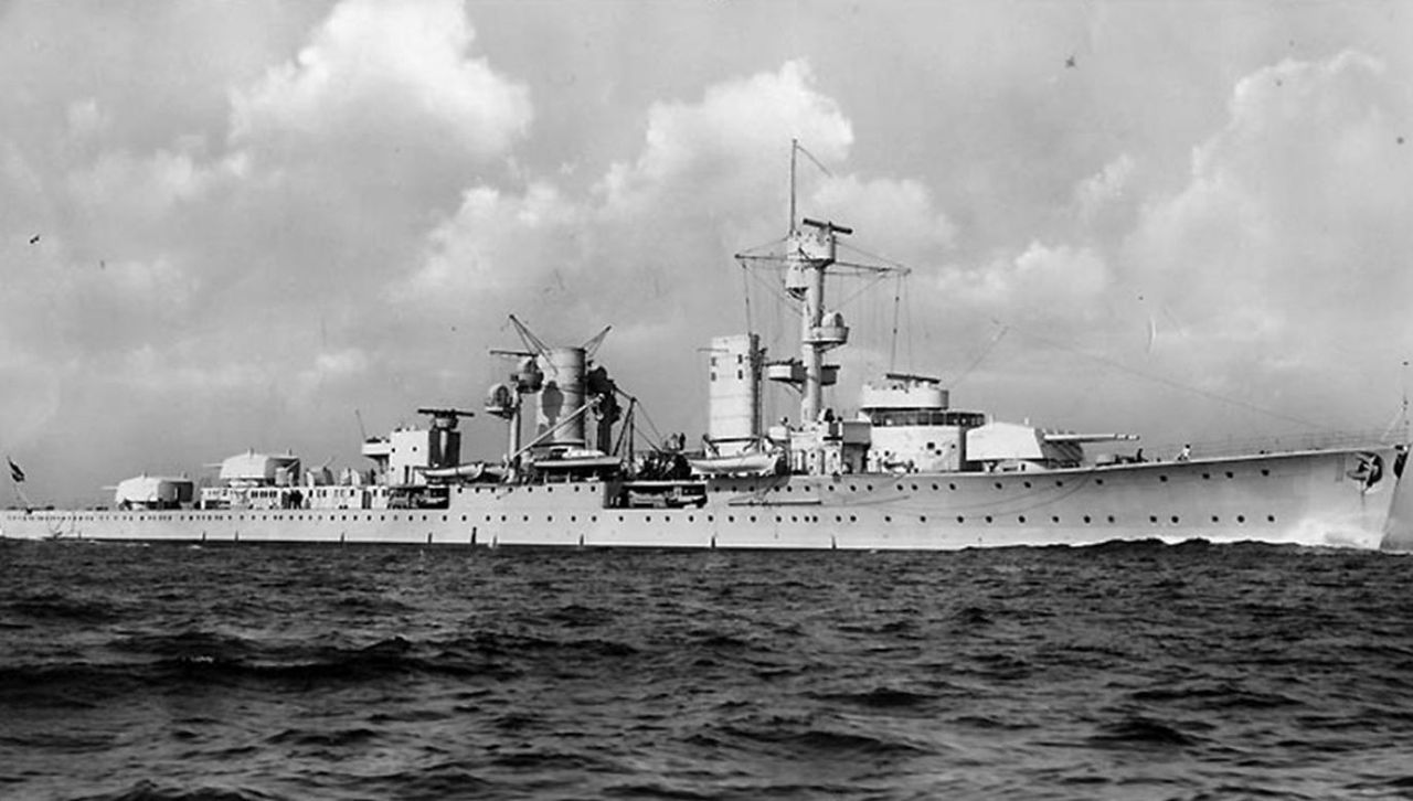 The Karlsruhe was the flagship of an attack group on the port city of Kristiansand during the German invasion of Norway on April 9, 1940.