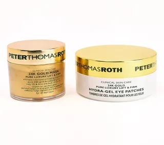 Peter Thomas Roth 24k Gold Eye Patches With 24k Gold Mask