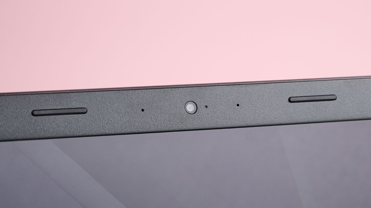 Close-up of webcam on Dell Chromebook 3120
