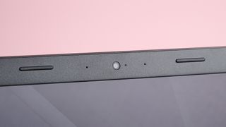 Close-up of webcam on Dell Chromebook 3120