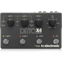 TC Electronic Ditto X4 Looper5 minutes looping | 7 effects | MIDI
