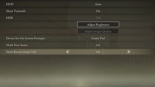 Elden Ring Shadow of the Erdtree display menu with new settings