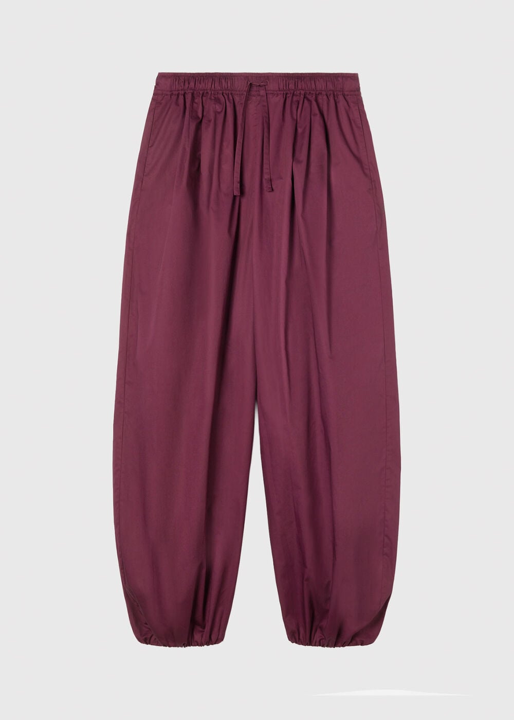 Fig Cotton Balloon Trouser