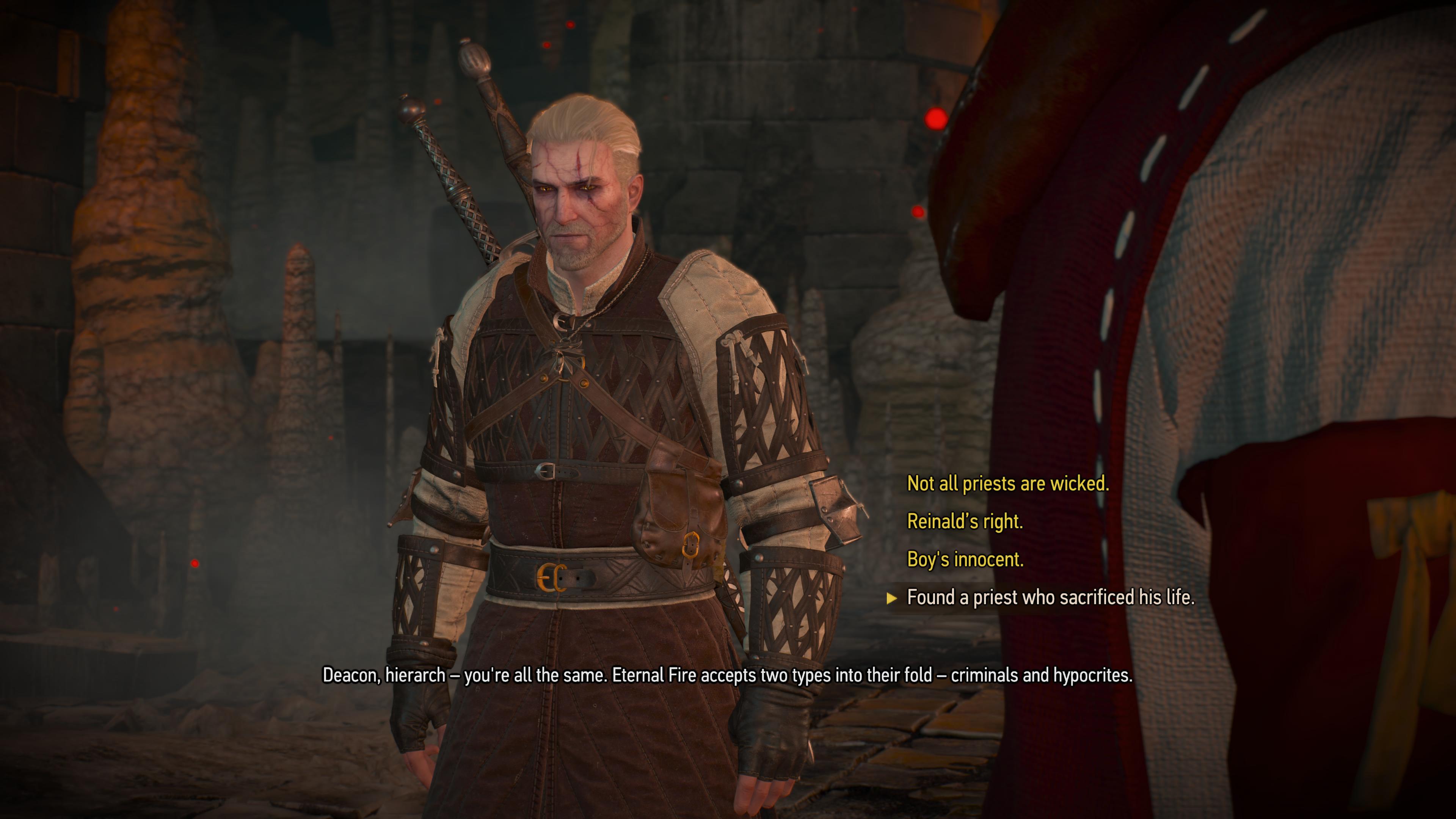 The witcher 3 Reinald's fate