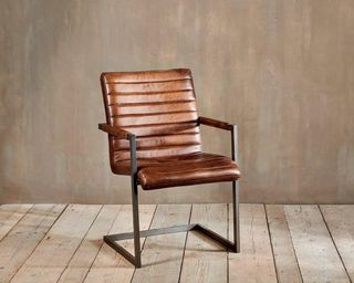 Nkuku Wamma Leather Desk Chair