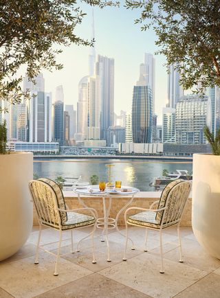 The Lana Dubai outdoor terrace