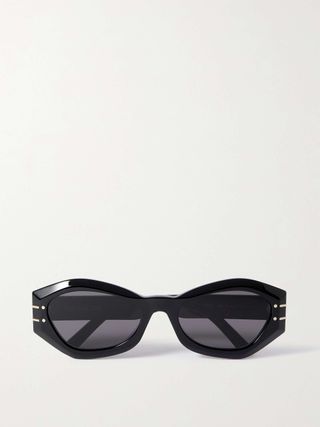 Diorsignature B1u Cat-Eye Acetate Sunglasses