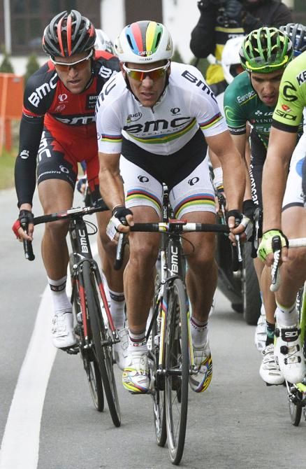 Philippe Gilbert (BMC) and Greg Van Avermaet (BMC)