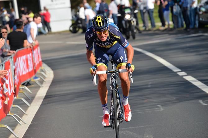 Roman Kreuziger (Saxo-Tinkoff) on his way to the Amstel Gold Race win