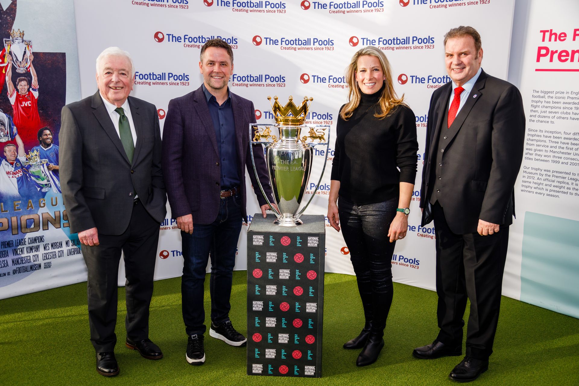 Michael Owen, Rachel BrownFinnis and Derek Johnstone newest faces on the Football Pools