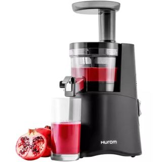 Hurom HAA slow juicer on a white background