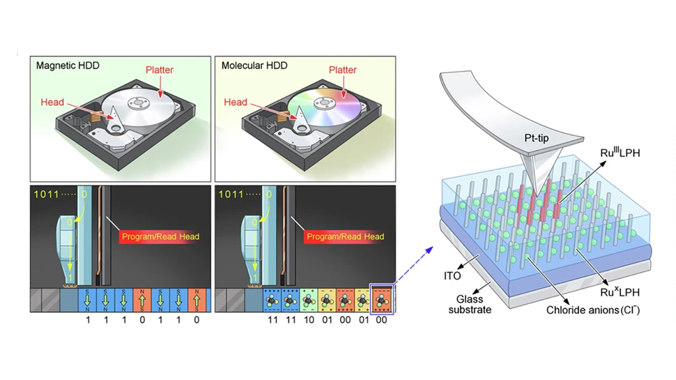 Chinese researchers are looking to create a revolutionary type of hard drive based on organic materials but huge unknowns remain