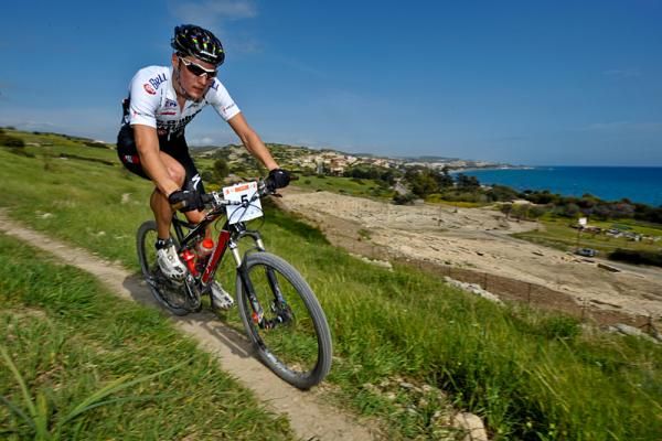 Jaroslav Kulhavy (Rubena Birell Specialized) racing on Cyprus Island