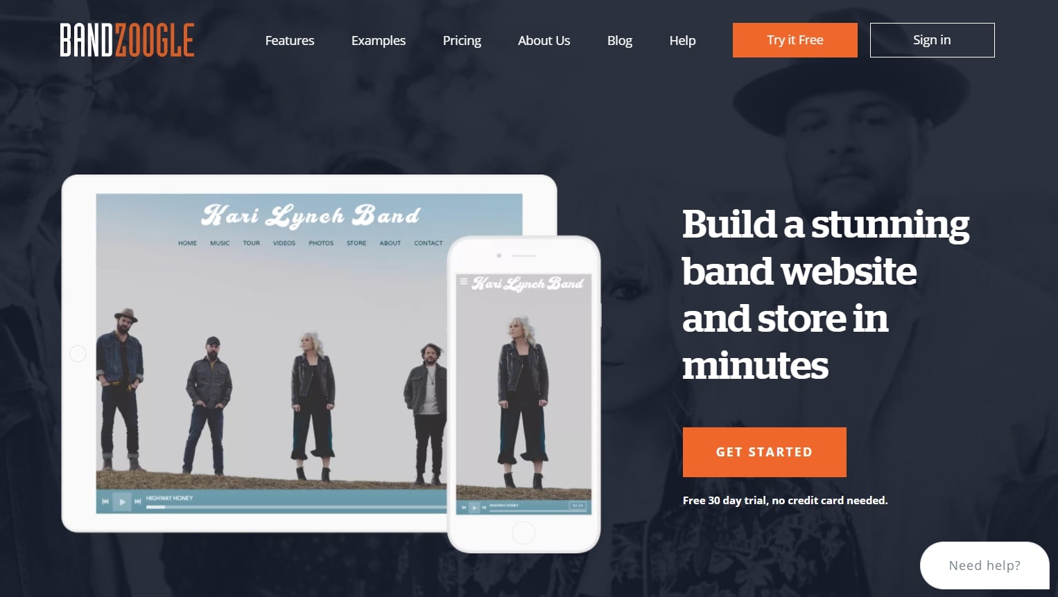 Bandzoogle review Tom's Guide