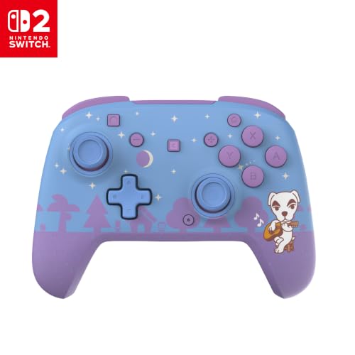Turtle Beach Rematch Wireless Controller Animal Crossing Nintendo Switch 2 | Nintendo Switch Oled, Tmr Thumbsticks, Rechargeable 40-Hr Battery, 2 Mappable Back Buttons, Motion Controls, K.k. Slider