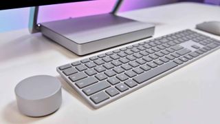 Surface Dial, keyboard, and mouse