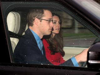 Kate Middleton and Prince William visit Buckingham Palace