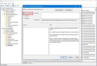 Group Policy object Not configured state