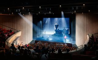 View of stage from balcony