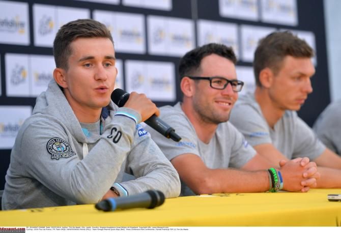Michał Kwiatkowski's turn to answer questions