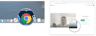 Using EpocCam on Google Meet: Launch the video software you want to use and go to the video settings.