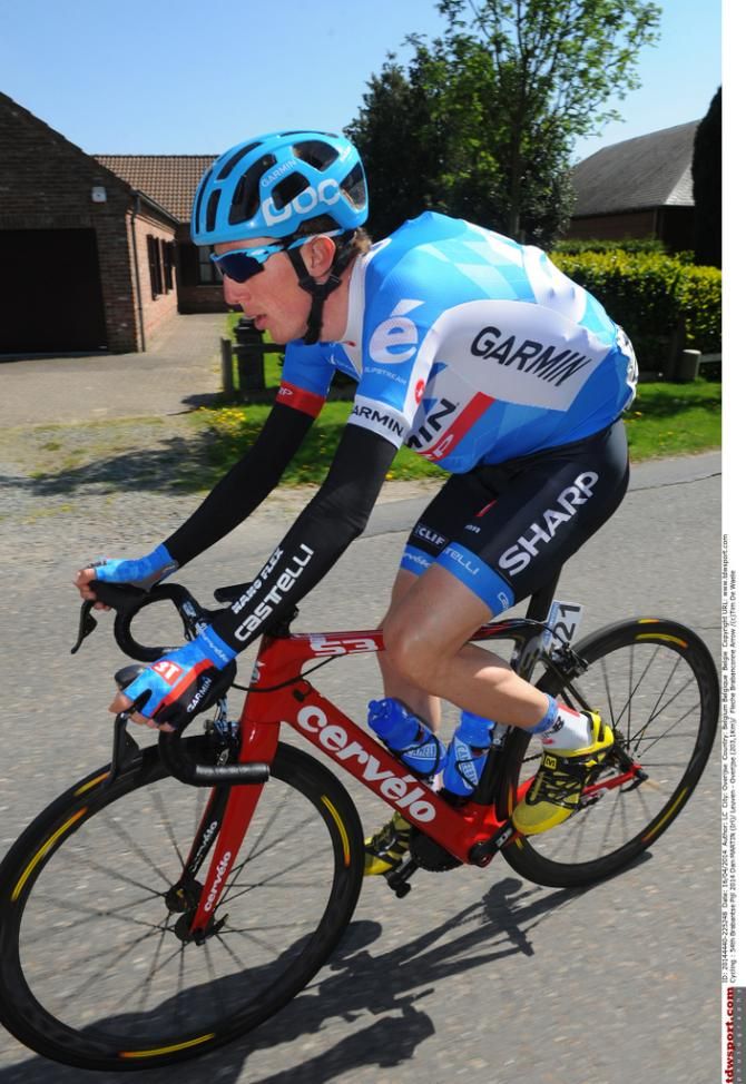 Dan Martin (Garmin-Sharp) playing the domestigue role today