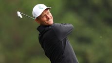 Adrian Meronk takes a shot at The Masters