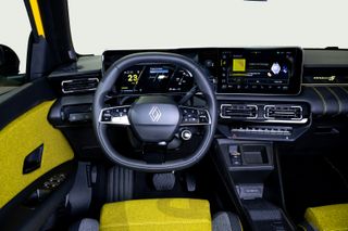 Renault 5 E-Tech Electric car steering wheel
