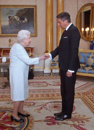 Queen Elizabeth II and President Pahor