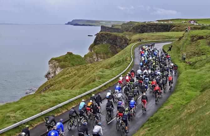 It may have been foul weather in Northern Ireland, but the scenery was spectacular