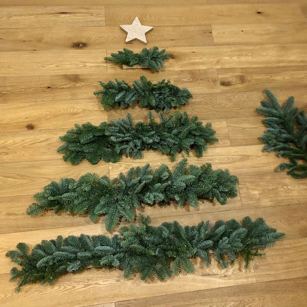 How to make an easy DIY spacesaving Christmas tree Ideal Home