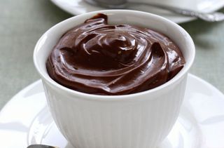 Dark chocolate mousse with brandy