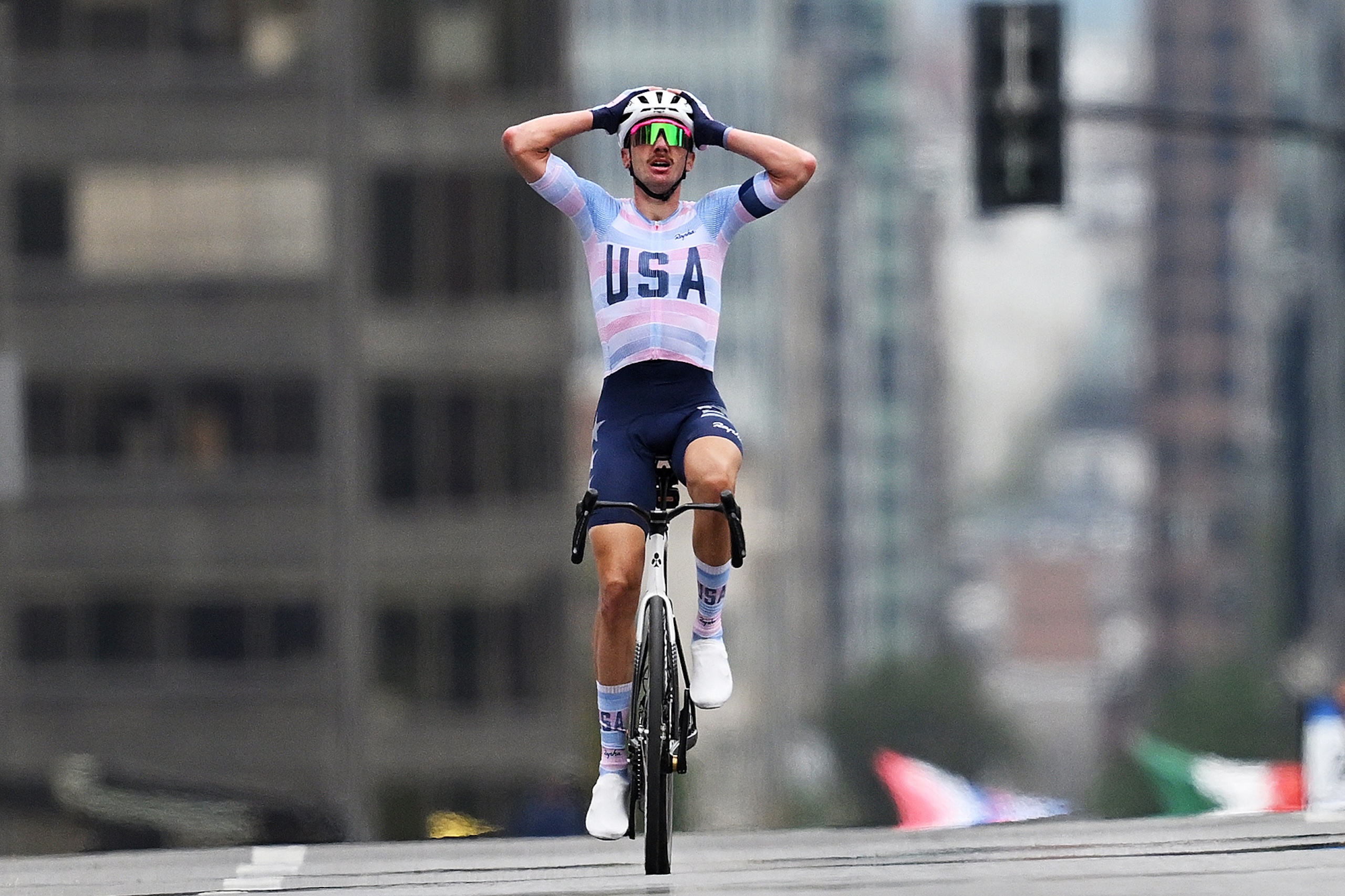 Road World Championships 2026 elite men's road race LIVE - American wins title after stunning 32km solo ride