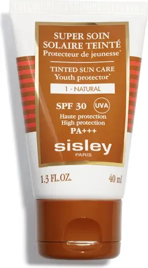 Sisley Tinted Sunscreen Cream on a white background