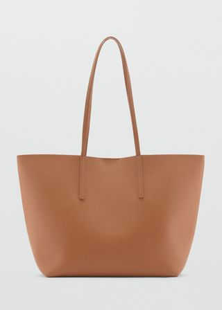 Pebbled Effect Shopper Bag