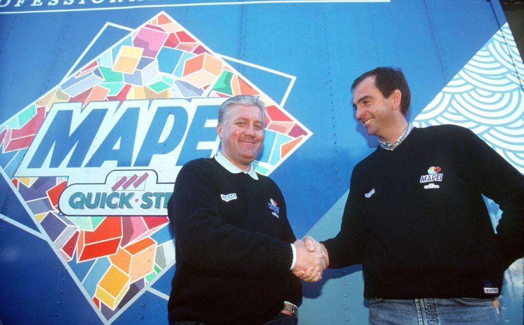 Cycling Stage MapeiQuickStep 99Lefevere Patrick Sergeant Marccyclisme Wielrennen Stage Mapei Quickstep 99 Sierra Nevada Iso Sport Im334627 Sport Sport Sport Sp Photo by Tim De WaeleGetty Images