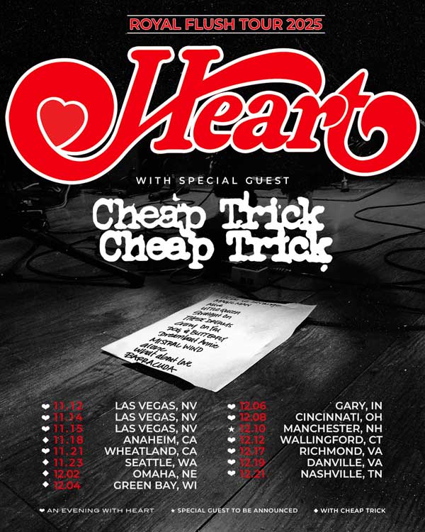 Heart tour poster