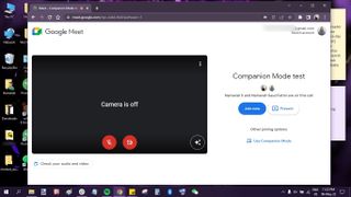 Google Meet Companion Mode