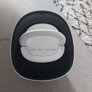 meaco air purifier being tested at home