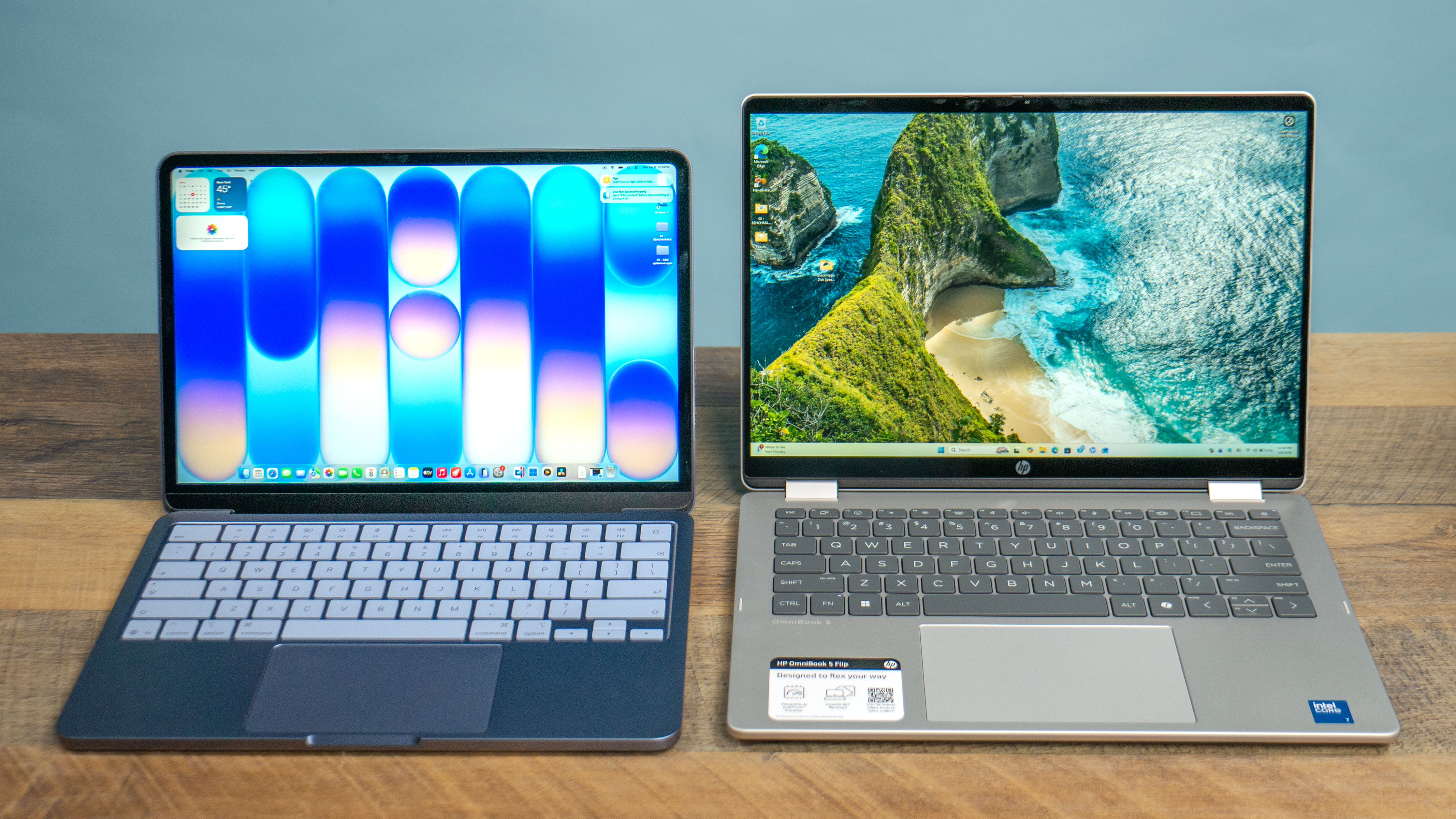 MacBook Neo vs HP Omnibook 5 Flip