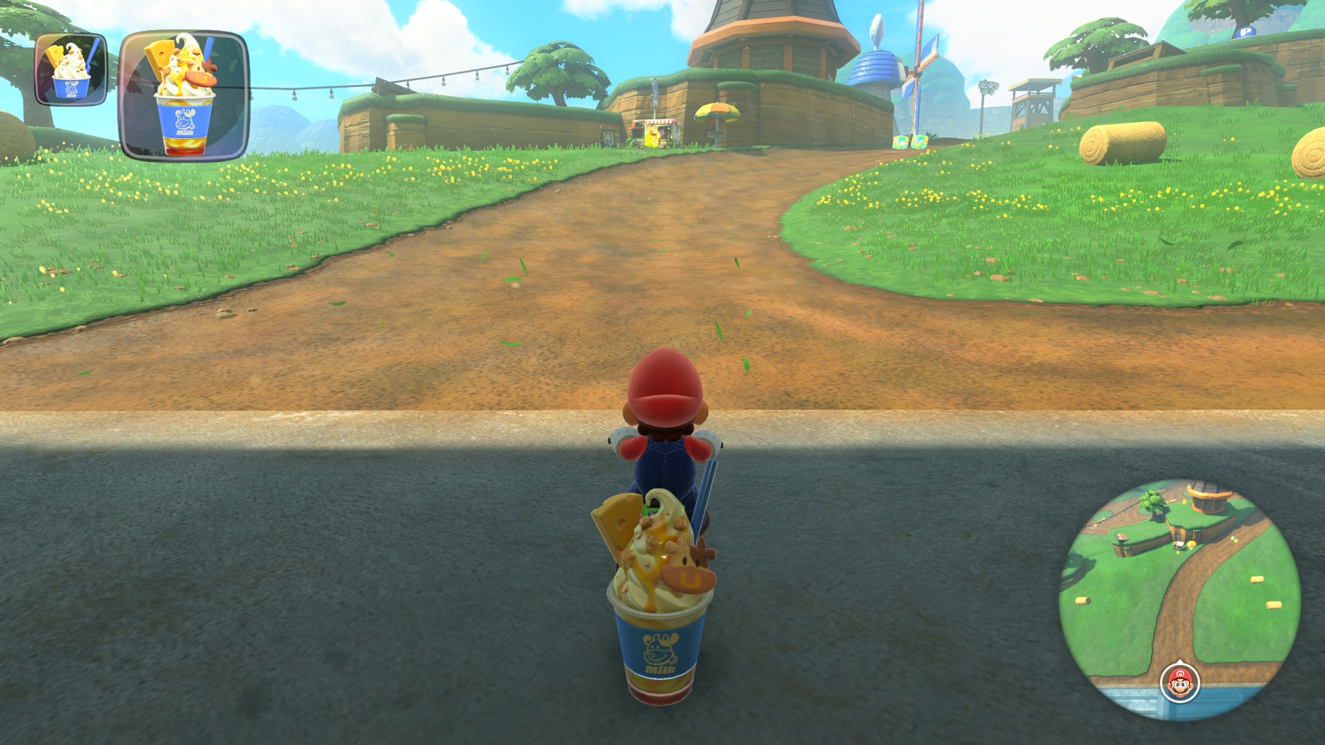 Mario Kart World Milk location in free roam