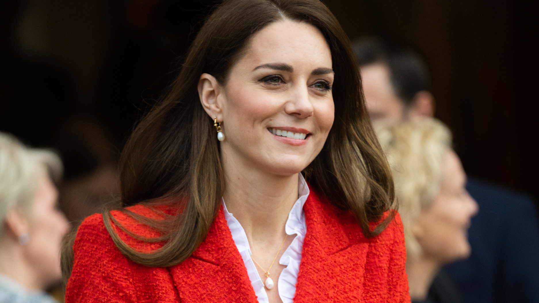 Princess of Wales visits the Copenhagen Infant Mental Health Project at the University of Copenhagen on February 22, 2022