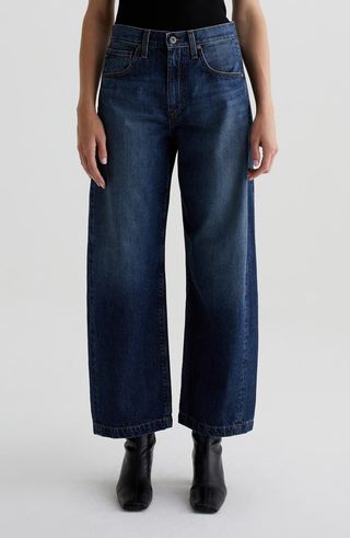 Hattie Jeans mit hoher Taille und knöchelweitem Schaftbein