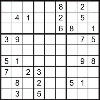 Sudoku puzzle