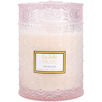 La Jolie Muse Rose Noir &amp; Oud Scented Candle| $45.99 $27.99 at Amazon (save $18)
